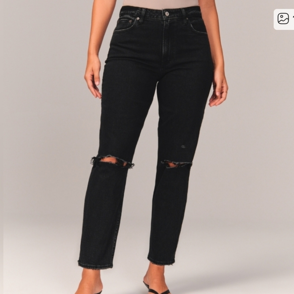 Abercrombie Mom High Rise Jeans